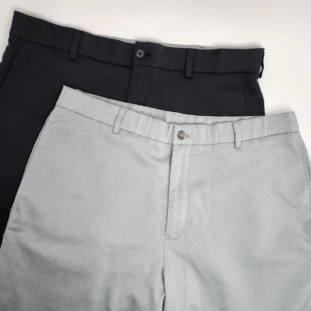 Walter Hagen Men's Golf Short Size 36 Black Grey Athletic‎ Bottoms